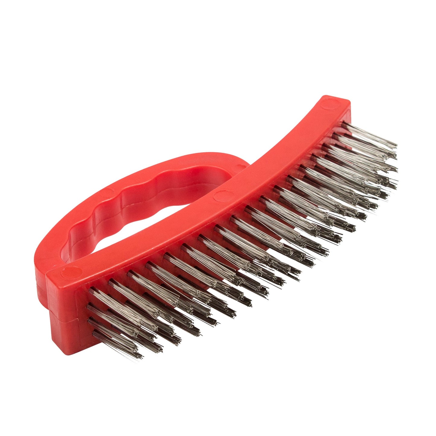 Steelman Stainless Bristle Plastic Wire Brush 2-Pack