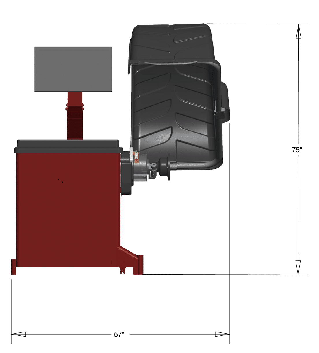 Coats 1600 Direct Drive Wheel Balancer