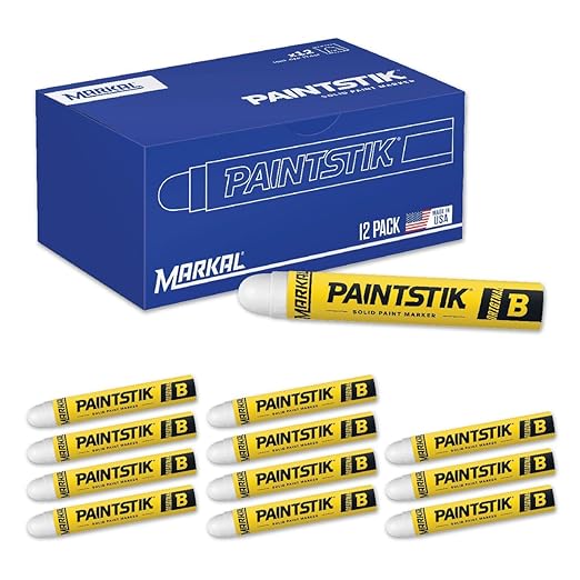 Markal 12-Pack White Paintstik