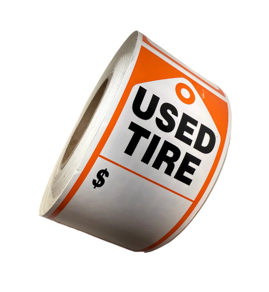 Used Tire Labels 500/Roll
