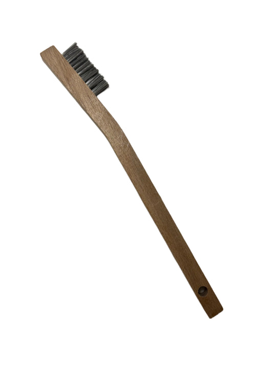 Stainless Steel Wire Brush W/ Wood Handle, 5 PK