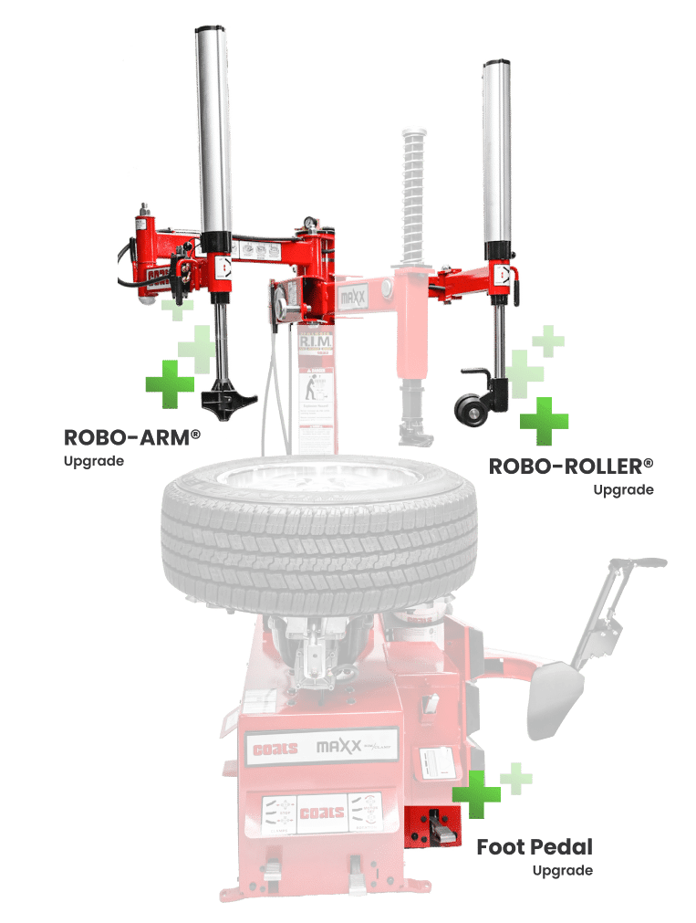 Coats MAXX 50L Tire Changer - Electric or Air Motor
