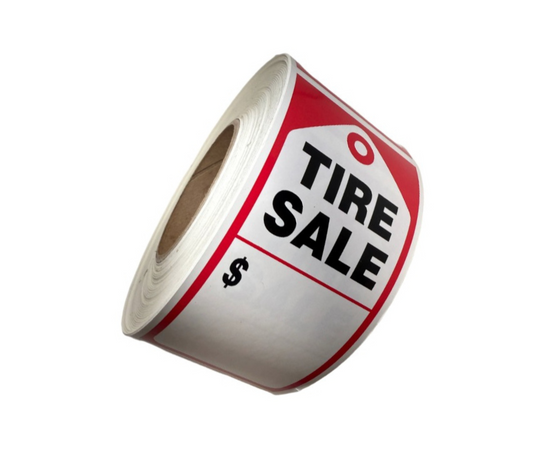 Tire Sale Labels 500/Roll
